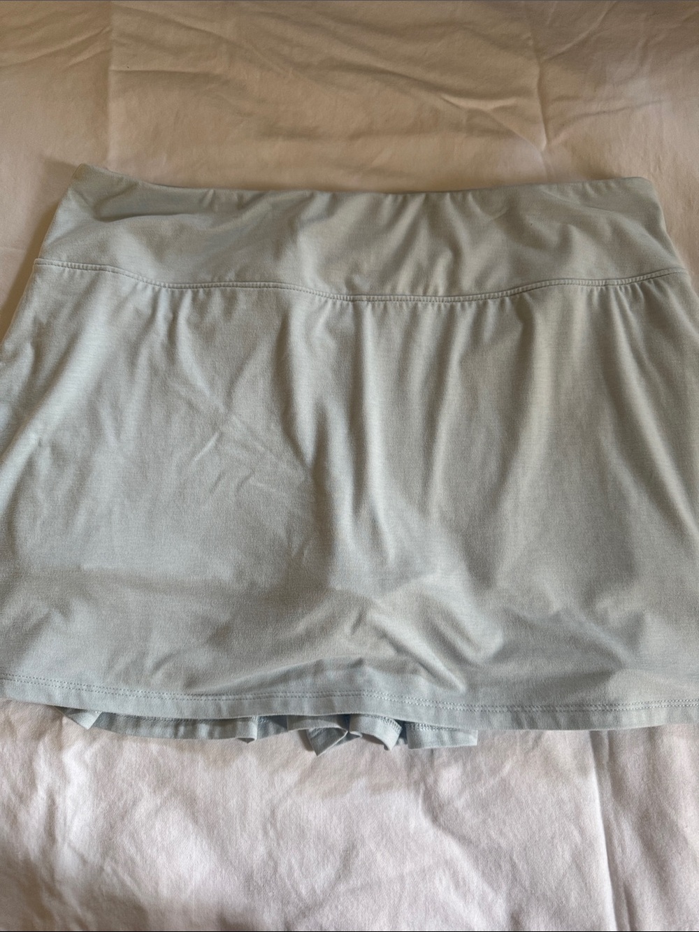Light Blue Women's Active Skort - pleated back- Versatile Athletic Skirt